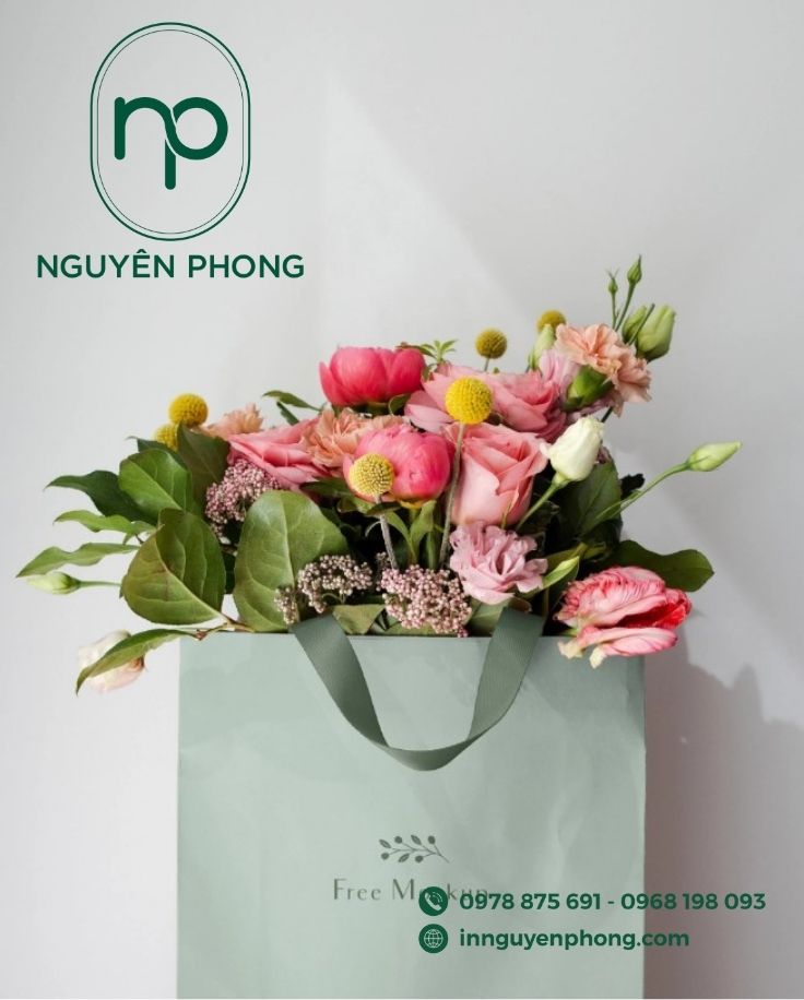 5 Địa chỉ in túi giấy đựng hoa đẹp, chất lượng hàng đầu TP.HCM